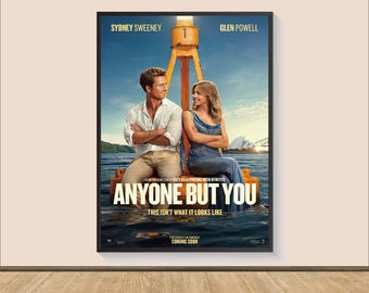 Anyone But You Movie Poster, Canvas Print