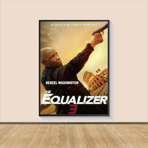 The Equalizer 3 -2023 Movie Poster Print, Canvas Wall Art, Room Decor, Movie Art, Personalized gift, Wall Art Print, Art Poster For Gift