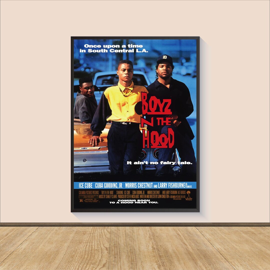 Boyz N the Hood Movie Poster Print Canvas Wall Art Room Etsy