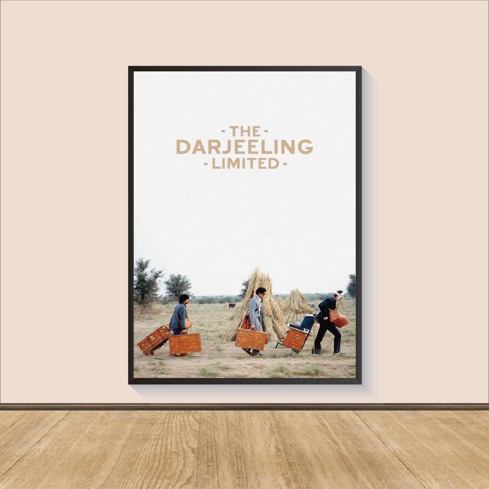 The Darjeeling Limited Movie Poster, Canvas Wall Art Etsy