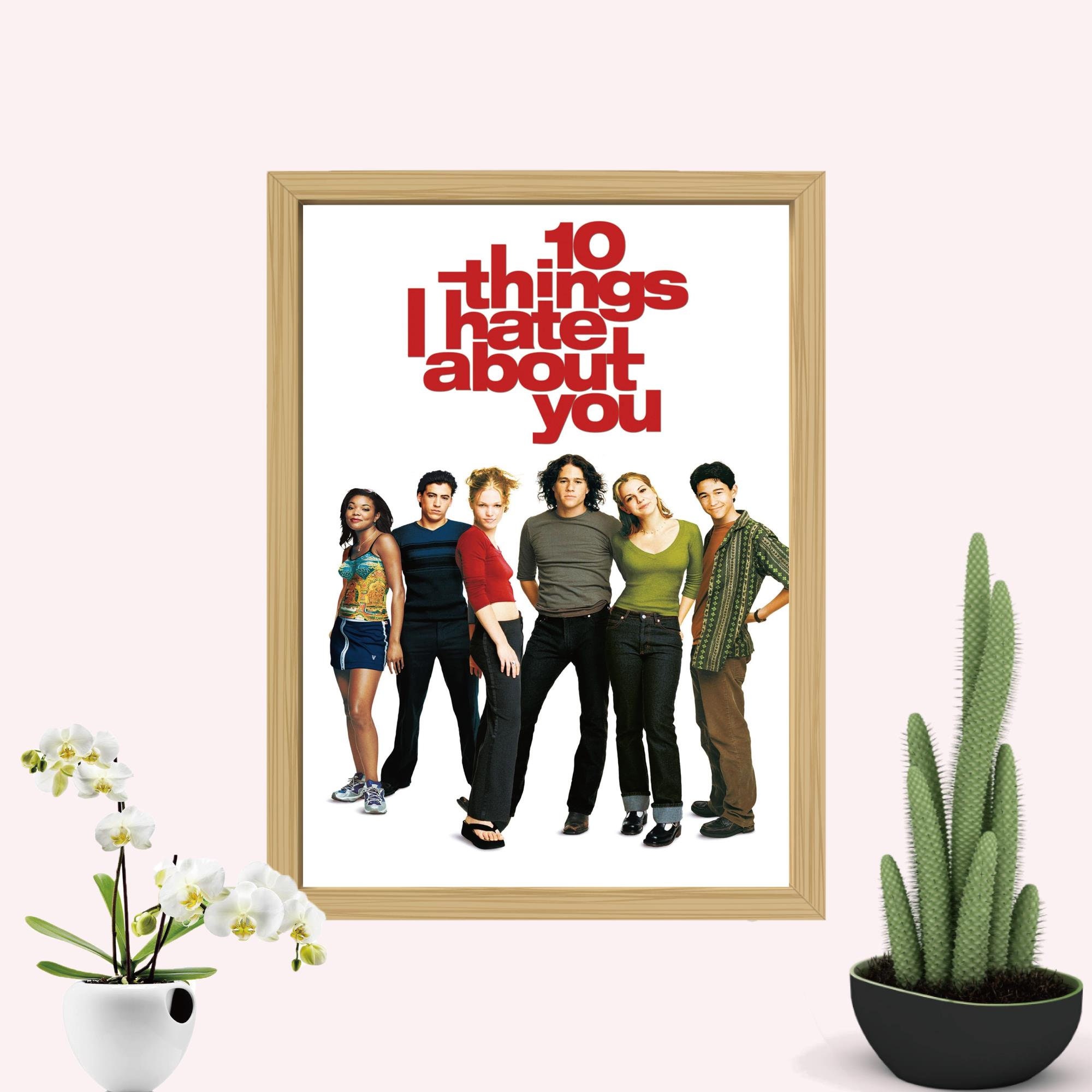 10 Things I Hate About You Movie Poster sold by Boringvicky | SKU - 10 Things I Hate About You Full Movie 123