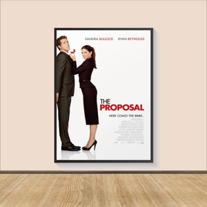 The Proposal (2009) Movie Poster Print, Canvas Wall Art,  Home Decor, Movie Art, Gifts for Him/Her, Movie Print, Art Print, Film Art Poster