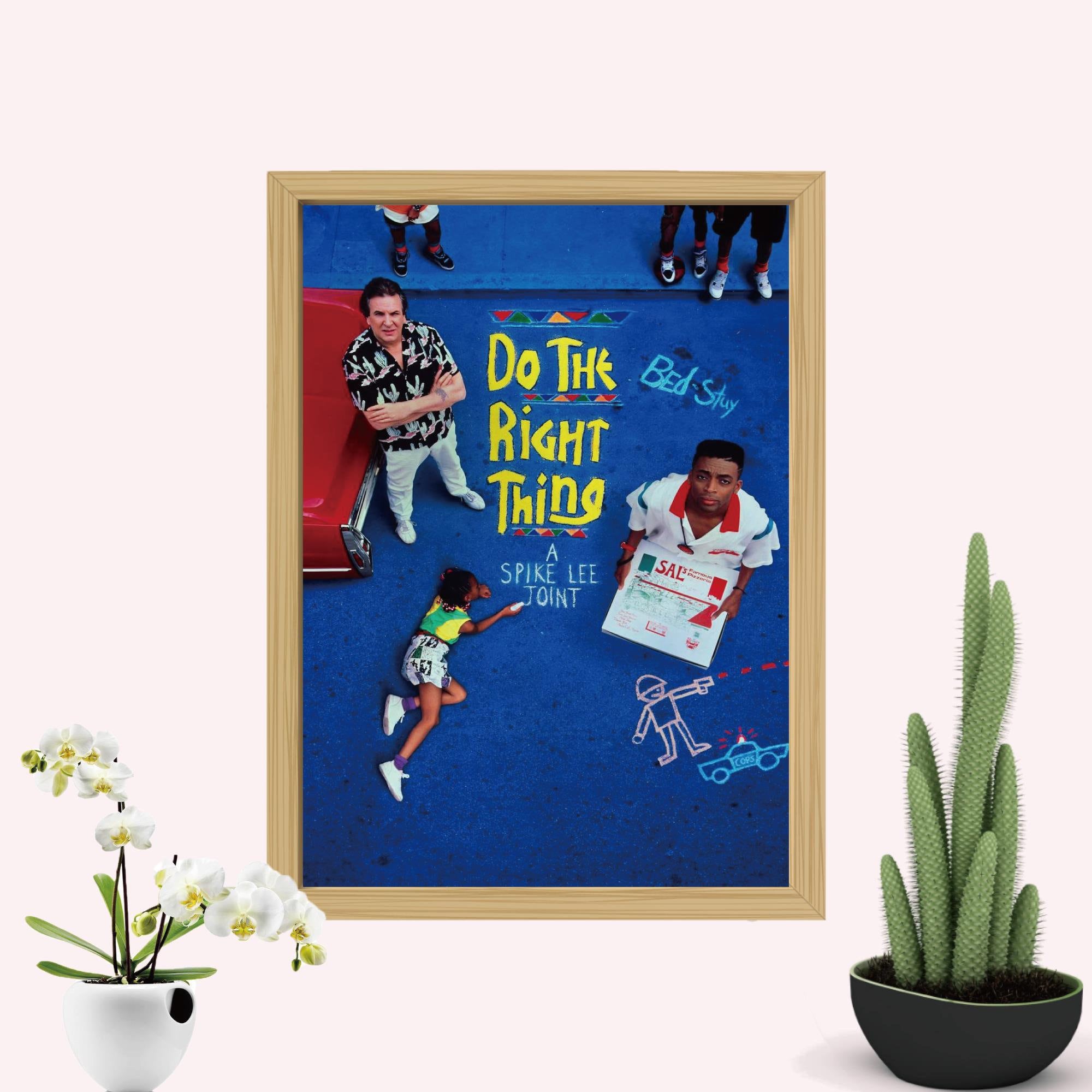 Do the Right Thing Movie Poster, Canvas Wall Art Print - Etsy