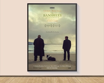 The Banshees of Inisherin Movie Poster Print, Canvas Wall Art