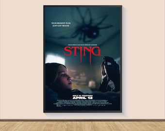 Sting Movie Poster, Canvas Wall Art, Room Decor