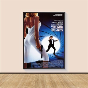 The Living Daylights Film Poster, James Bond Kunstdruck