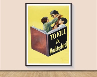 To Kill a Mockingbird Movie Poster, Canvas Wall Art