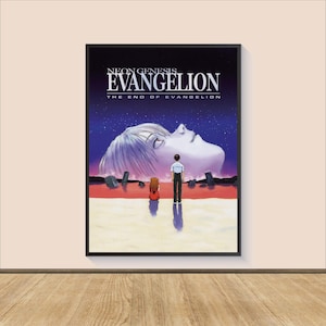 Neon Genesis Evangelion The End of Evangelion Film Poster Druck, Leinwand Wand Kunst, Schlafzimmer Dekor, personalisiertes Geschenk, Wand Kunst 24x36