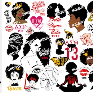 afro svg bundle for cricut, afro  svg files for cricut, PNG, DFX, EPS, svg layered files, png files for sublimation