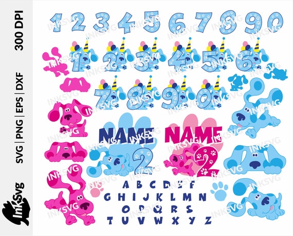 Cartoon Dog SVG Bundle: Cricut, Sublimation Files (Digital Download)