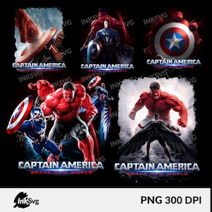 file png bundle brave new world per sublimazione cricut, decorazioni per feste 2025, png supereroi red hulk, maglietta per festa di compleanno, tumbler, cakeopper