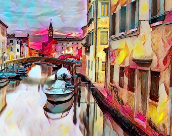 Venise la nuit | Impression numérique