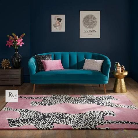 Tiger Leopard Rug Hand Tufted Rug Leopard Rug Climbing Tiger Rug Handmade Carpet Area Rug ...