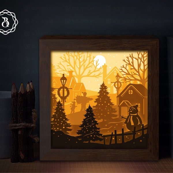 Christmas Tree Shadow box SVG, Cute Snowman Light box Template, 3D Shadow box SVG, Paper Cutting Template SVG Files Christmas Tree Shadow box SVG, Cute Snowman Light box Template, 3D Shadow box SVG, Paper Cutting Template SVG Files