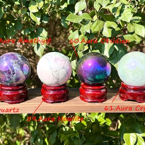 50MM Natural Crystal Ball,Gemstone Crystal Sphere,Healing Crystals Decor,Crystal Healing Sphere,Chakra Crystal Ball,For Crystal Gift. zdjęcie 9