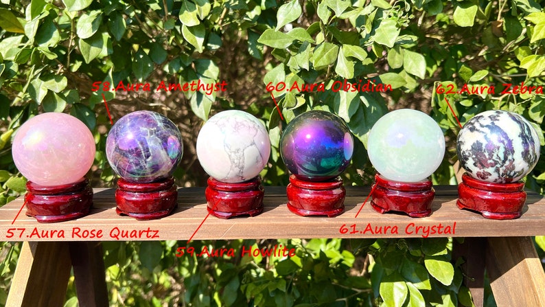 50MM Natural Crystal Ball,Gemstone Crystal Sphere,Healing Crystals Decor,Crystal Healing Sphere,Chakra Crystal Ball,For Crystal Gift. zdjęcie 9