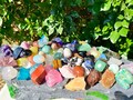 Natural Beginners Crystal Kit,Healing Crystals Set,Raw Crystal/Tumbled Crystal Kit,Amethyst/Rose Quartz/Opalite/Apaite More Choose.For Gift. product logo