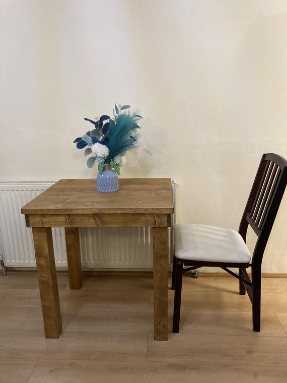 Lovely Small Dining Table, Handmade Wooden Table, Quality PEFC Certified Wood,  Kitchen Table, Kitchen Table, Made in UK