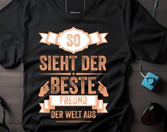 This Is What the Best Friend Ever Looks Like, Funny T-Shirt with Meme Hands, Hilarious Gift for Friends and Best Buddies, Friendship Tee