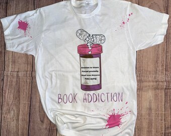 Book addiction T shirt