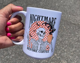 Nightmare before coffee mug