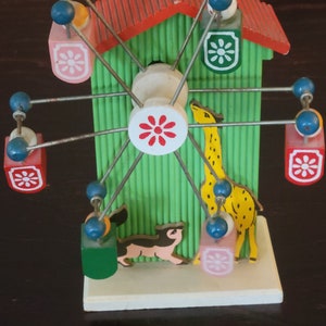 Vintage Amico Imports Musical Ferris Wheel Rotating Bank