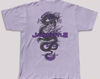 Purple Dragon T-shirt - Japan Style ®