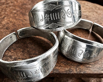Magical Wealth Attraction Solomonic Talisman Ring - King Taweez Yantra Amulet Talisman for Wealth, Fortune Health, Control Khodam Jinn
