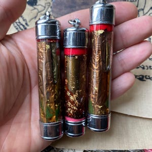 Powerful Thai Occult Love Attraction Amulet Takrut – Thai Romance Talisman Charm for Love, Luck & Seduction, Phra Ngan Deity