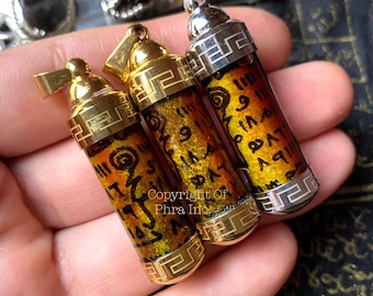 Extremely Powerful King 3in1 Wealth, Attraction,& Protection Taweez Oil Amulet Solomonic Charm Pendant for All Round Benefit Blessing