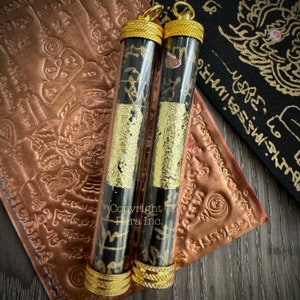 Extremely Powerful Wealth & Protection &quot;Saat Mahabali Veer Asura&quot; Takrut, 7 Legendary Asura Deity Takrut - Amulet Occult Spiritual Khodam