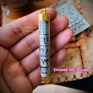 Poweful Money Attraction Magick Note Angelic Mantra Taweez Amulet for Financial Abudance, Luck, Prosperity, Wealth Talisman Al-Hikma Success