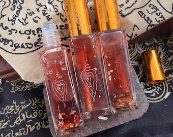 Hardcore Khmer Magic Love Oil &Attraction Thai Occult Maha Saneh Charm for Romance, Beauty and Relationship