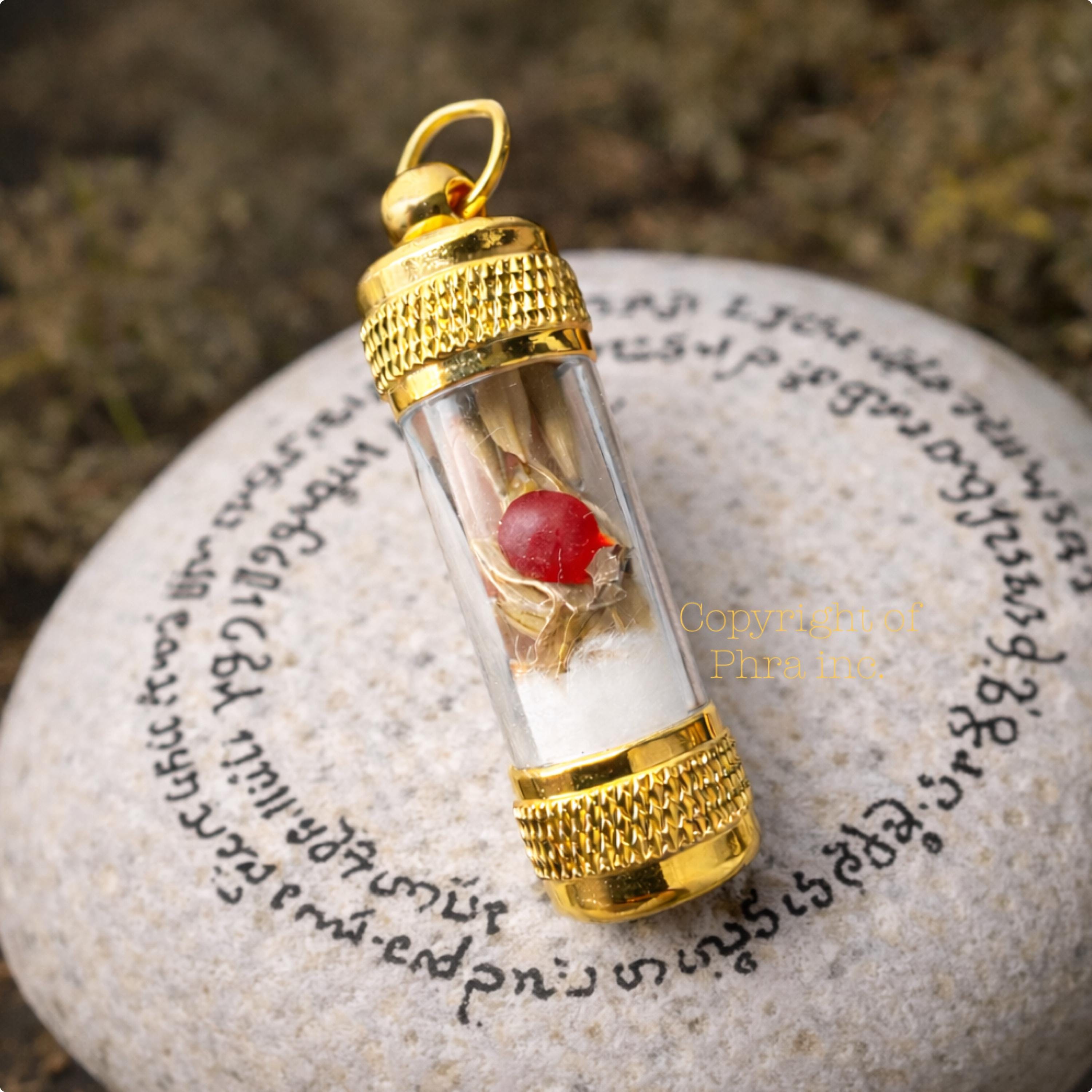 精霊ルダペンダント Extremely Lucky Centipede Pearl Amulet for Manifestation & Wealth