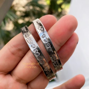 Powerful 108 Wealth Blessing & Protection Stainless Steel Lucky Charm Bracelet (Unisex) by Kruba Noi - Thai Amulet for Wealth Money Rich