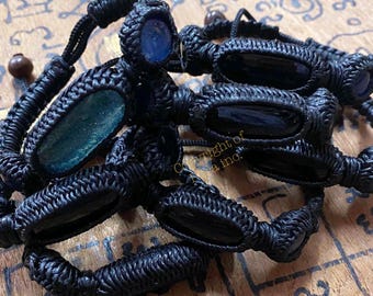 Spiritual Protection, Energy Healing, Positive Aura, Black Magic & Spiritual Blocker Stone Bracelet of The Legendary Leklai Tarad - Amulet