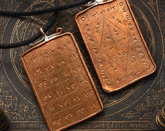 Magical Solomonic Wealth Attraction Talisman King Taweez Yantra Amulet Talisman for Wealth, Fortune Health, Control Khodam Jinn