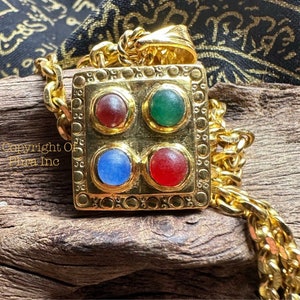 4in1 Gambling King Centipede Pearl Mustika Pendant for Luck Attraction, Gambling Windfall Prosperity - Amulet Pendant Jewelry Khodam Djinn