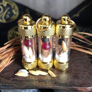 Lottery Gambling Luck Centipede Pearl Magical Mustika Stone Pendant Amulet for Wealth Amulet/Takrut for Gambling Luck, Windfall Attraction