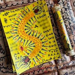 Immense Luck & Overcoming Obstacles King Centipede Tambang Liring Taweez Talisman Javanese Ancient Magic Charm for Success, Gambling, Tradin