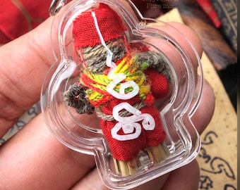 Extremely Powerful Desire Fulfillment, Protection, Wealth & Good Fortune Hoon Payon Khmer Protective Amulet - Spirit Shaman Made Talisman