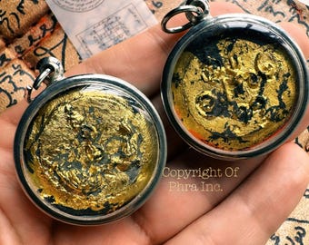 Extremely Powerful Wealth, Love & Good Fortune Thao Wahn Long Manifestation Thai Amulet | Good Luck Charm Pendant, Talisman