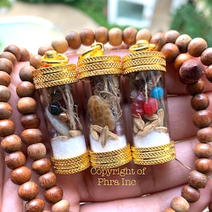 Hardcore Wealth Attraction 5 Legendary Mustika Pearls Amulet -5 Mystical Bezoar Pearls For Luck, Fortune & Abundance Amulet Gemstone Crystal