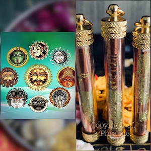Luck & Destiny Changing Navagraha 9 Planets Amulets, Blessed Empowered Spiritual Amulet -  Karmic| More Luck |