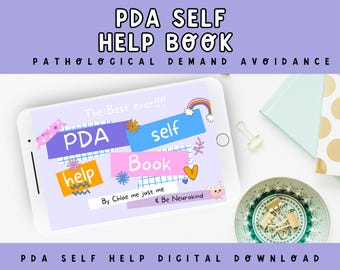 PDA Self-Help pastel coloured Book for Children – Autism Resource with Worksheets, Printable Digital Download for Kids & Families