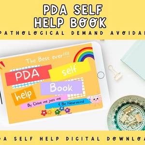 PDA, Pathological demand avoidance Self Help book, Autism resource, PDA journal, PDA worksheets, pervasive drive for autonomy , Rainbow