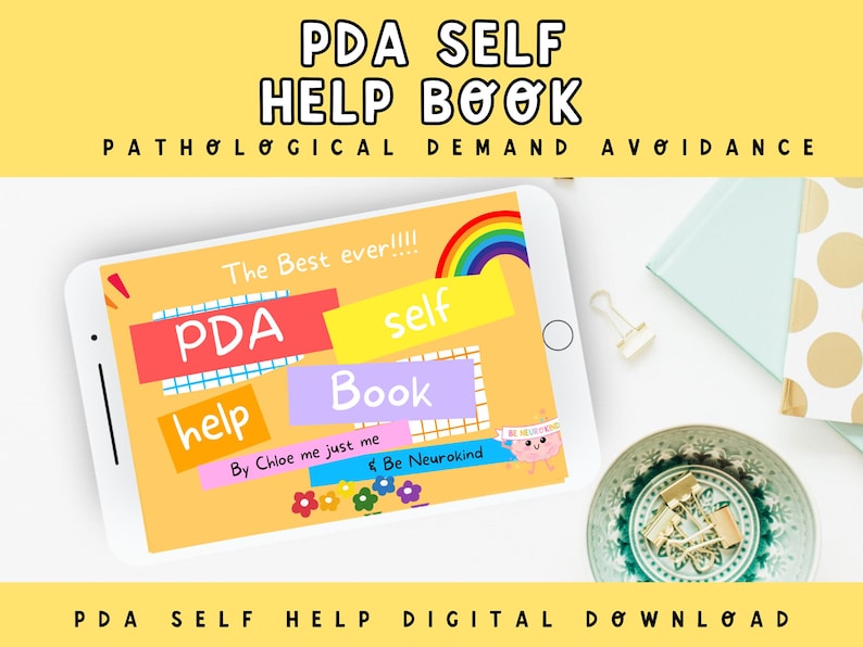 PDA self help book. Digital download. PDA resource, PDA worksheet, PDA printable. Pathological demand avoidance.