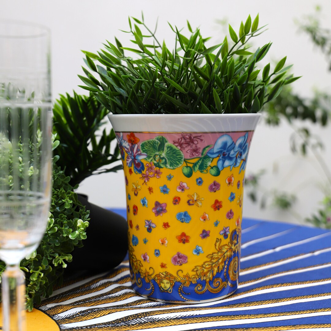 ココ【ROSENTHAL VERSACE】PRIMAVERA 花瓶 Rosenthal Versace Primavera Large Coffee Pot 10