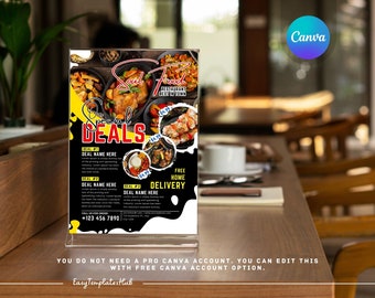 Soul Food Flyer Template, Editable Food Flyer, Restaurant Food Flyer, Food Drive Template, Fast Food Flyer, Delicious Food Flyer Template