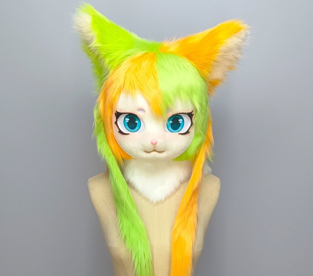 Cat Kemono Mask Head Cat Furrysuit Mask Cosplay Fursona Mask - Etsy